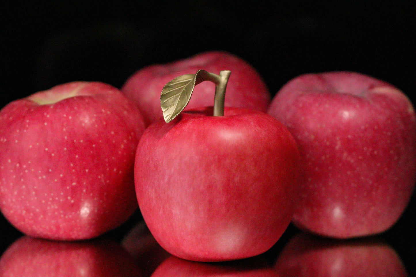 Realistic Apple / Realistischer Apfel Kupfermünze*
