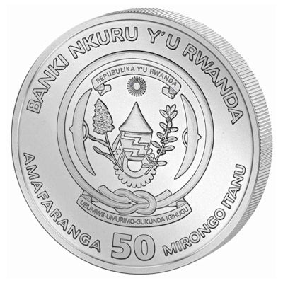Ruanda Lunar Drache 1 Oz Silbermünze 2024 Proof*