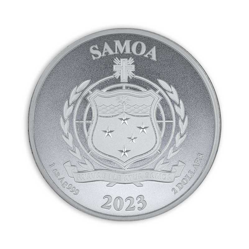 Samoa 1oz Silbermünze Fast and Furios - Viertel Meile*
