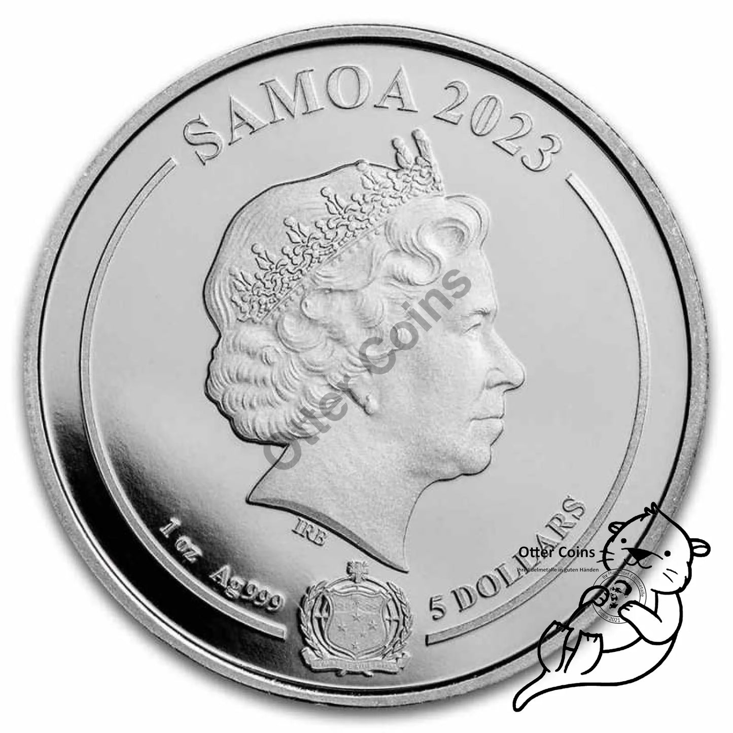 Samoa Flash™ 1 Oz Silbermünze 2023 Coincard*