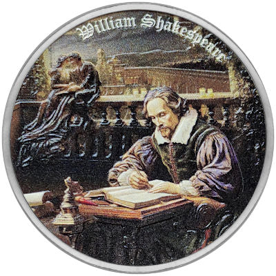 Shakespeare x Romeo und Julia 1 oz Silbermünze - 1 oz Color*