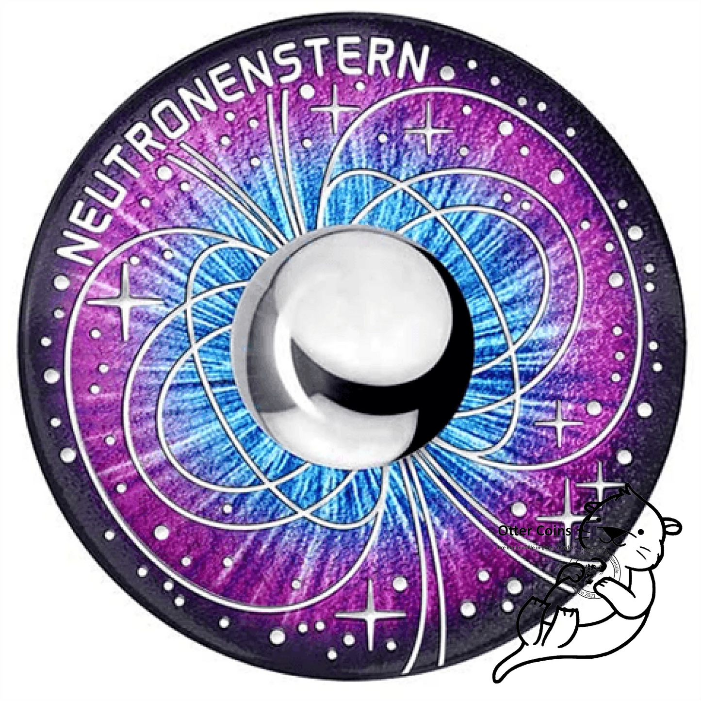 20 Euro Neutronenstern Österreich 2/3 oz Silbermünze 2023