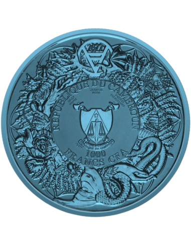 Slavik Bestiary Rusalka 2oz Silbermünze 999 2023 Space Blue*