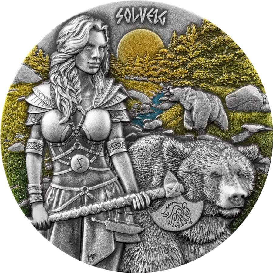 Solveig 2024 2oz Silbermedaille