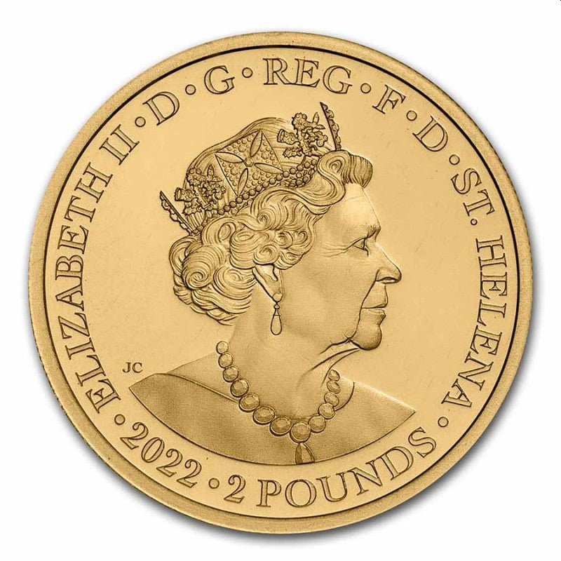 St. Helena 2022 - The Goddesses: Hera 1/4oz BU GOLD**