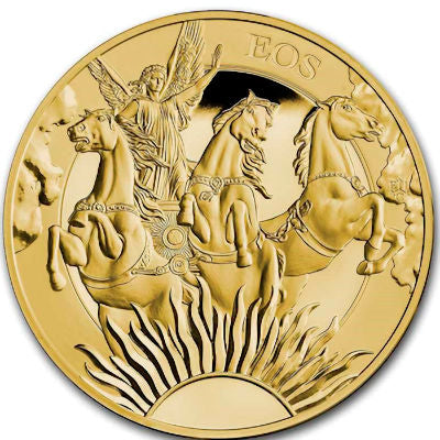 St. Helena 2023 - The Goddesses: Eos and Horses 1/4oz BU