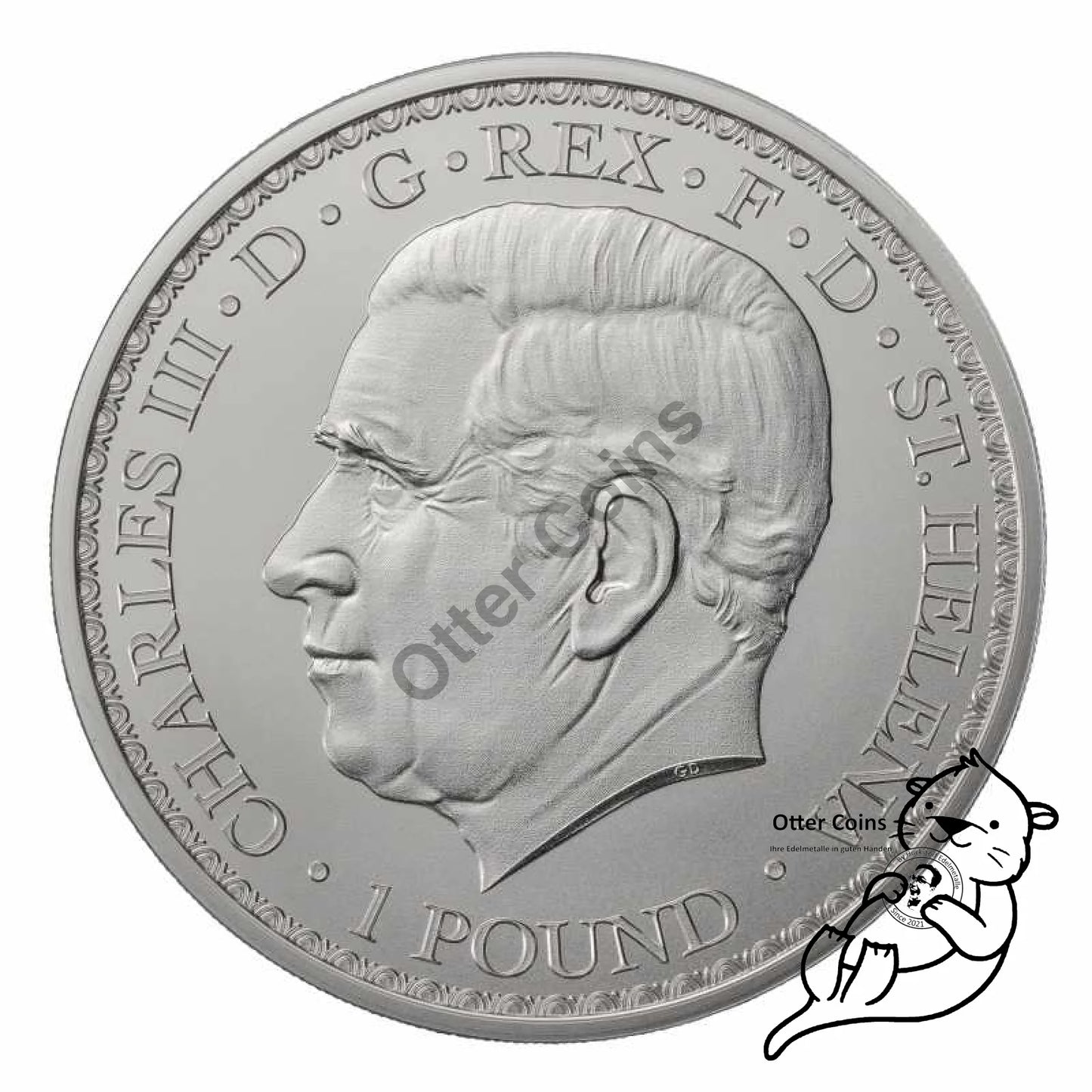St. Helena 2023 - Una and the Lion Silbermünze 1oz BU*