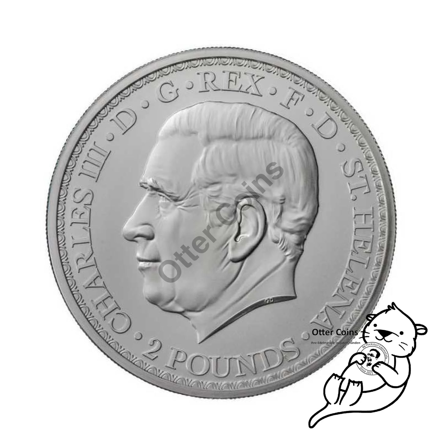 St. Helena 2023 - Una and the Lion Silbermünze 2oz BU*