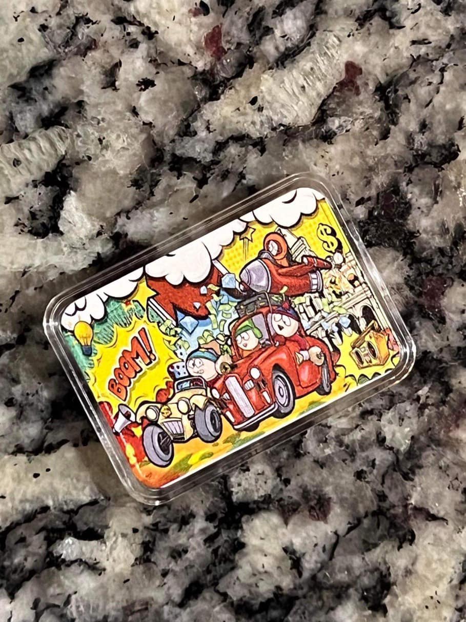 The Streets of South Park Colorado 1 oz Silberbarren