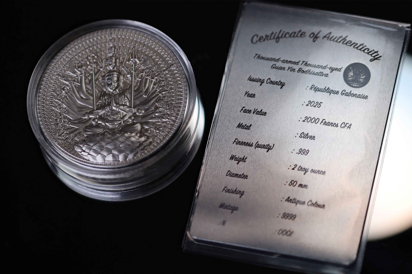 Thousand-armed Thousand-eyed Guan Yin Bodhisattva 2oz