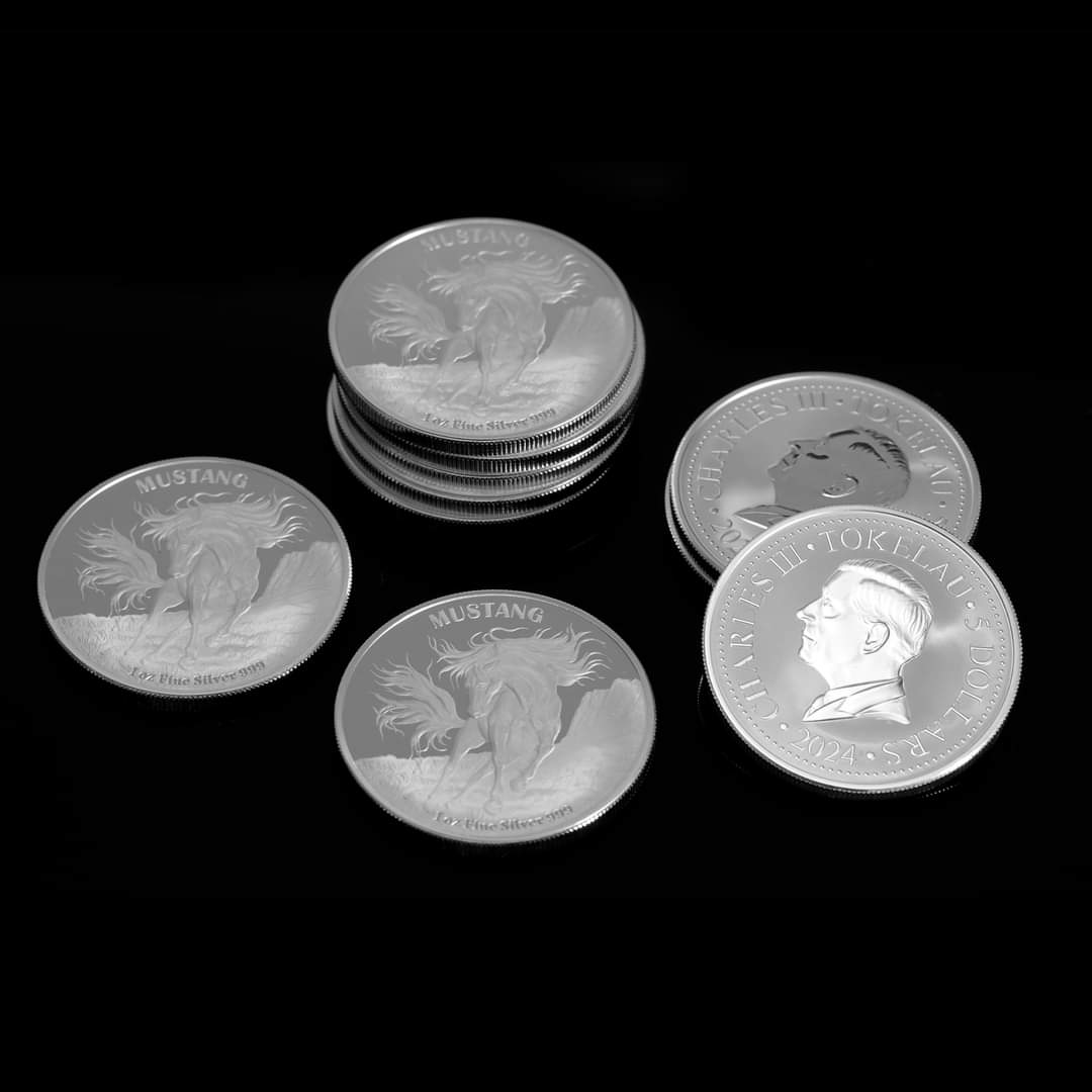 Tokelau Mustang 2024 1oz Silbermünze*