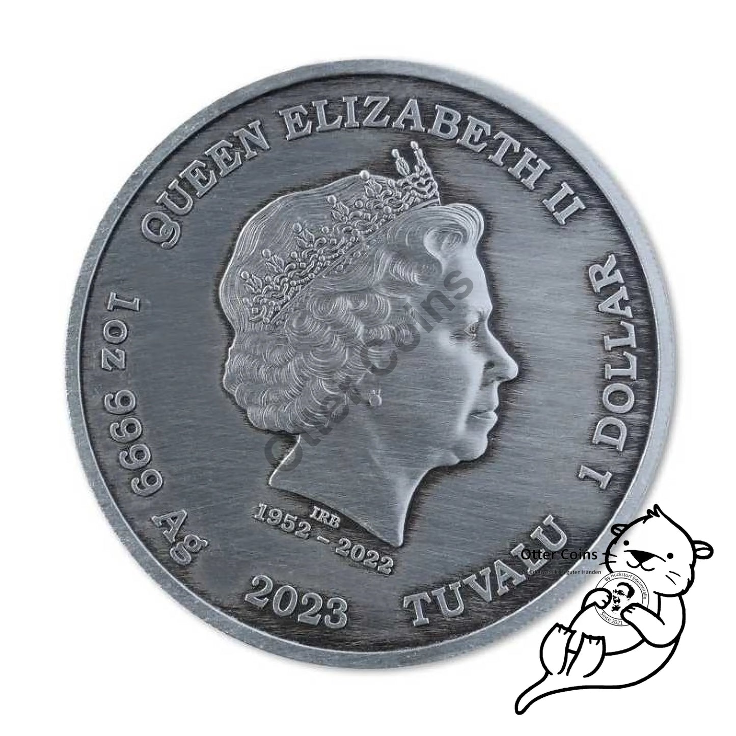 Gods of Olympus Ares Antik Silbermünze 1 oz 2023*