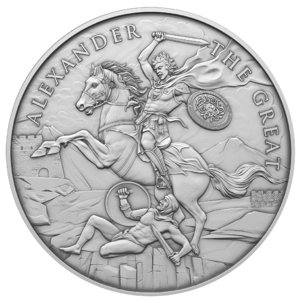 USA - Legendary Warriors Alexander the Great Ag999 1 Oz BU