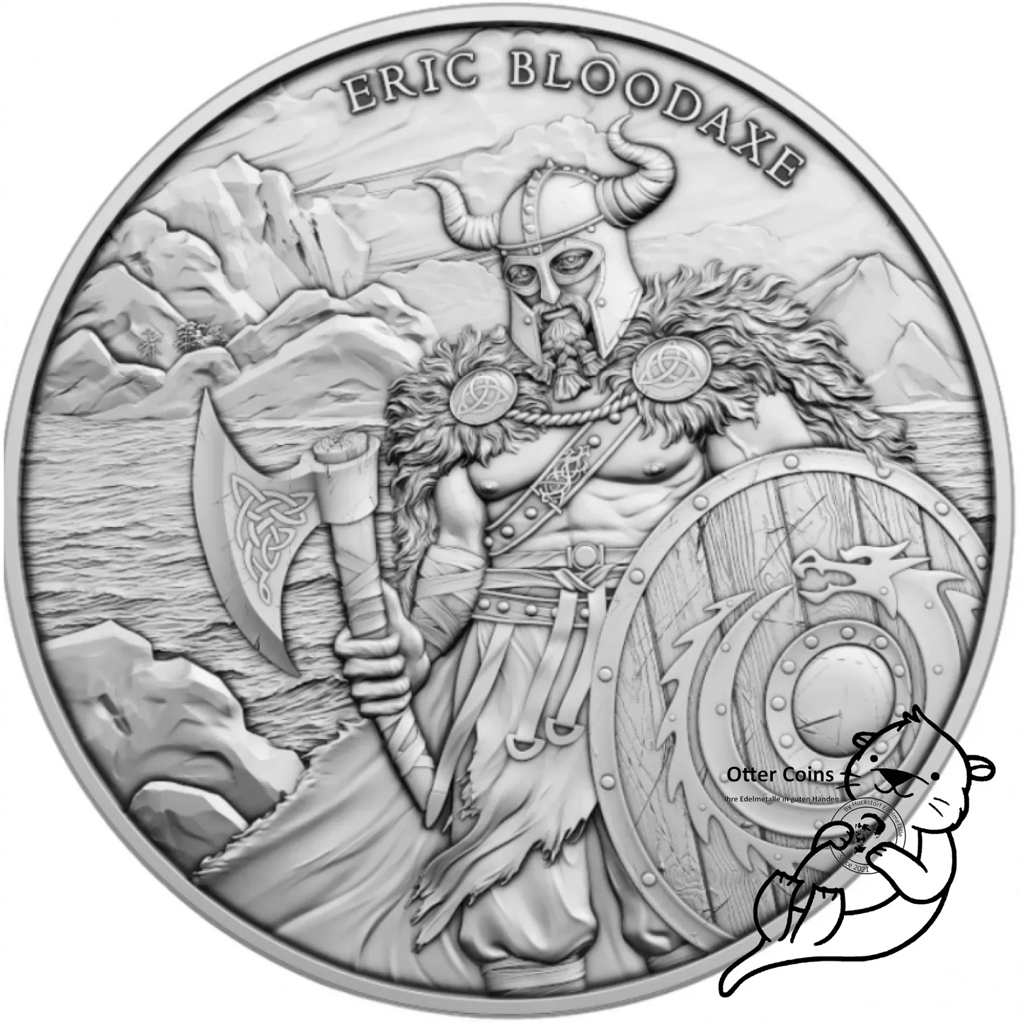 USA - Legendary Warriors Eric Bloodaxe Ag999 1 Oz BU*