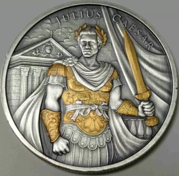 USA - Legendary Warriors - Julius Caesar Ag999 1 Oz BU