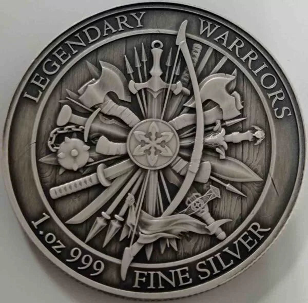 USA - Legendary Warriors - Julius Caesar Ag999 1 Oz BU