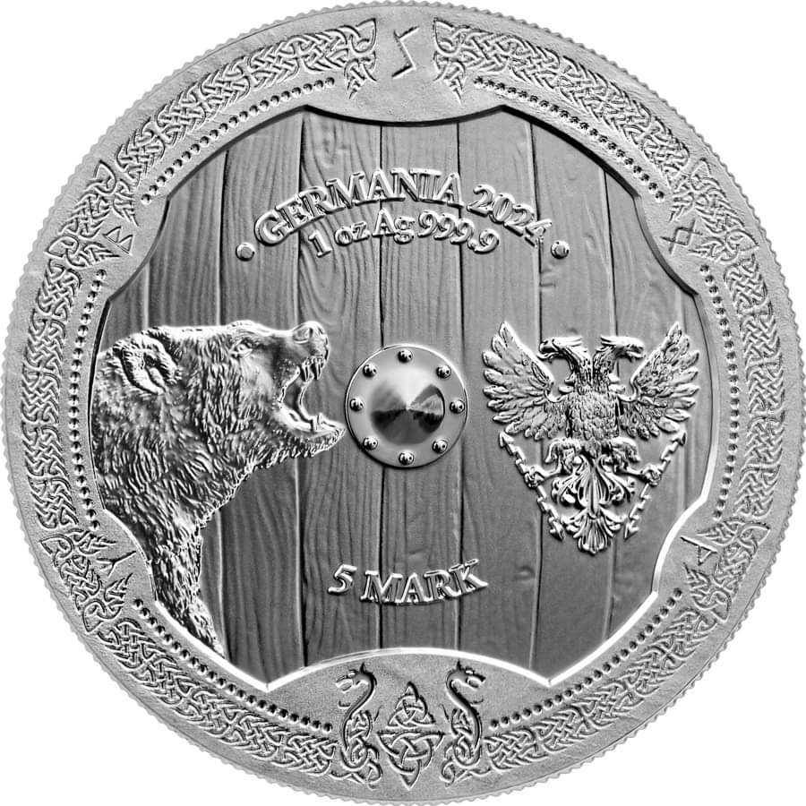 Valkyrie Solveig Silbermedaille 1oz 2024