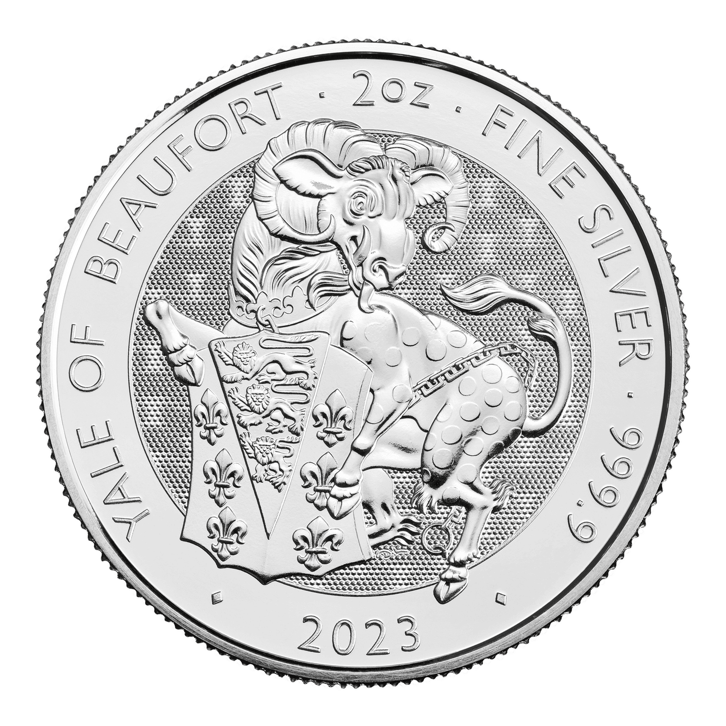 Yale of Beaufort 2 Ausgabe Tudor Beasts 2023 Silber 2 oz*