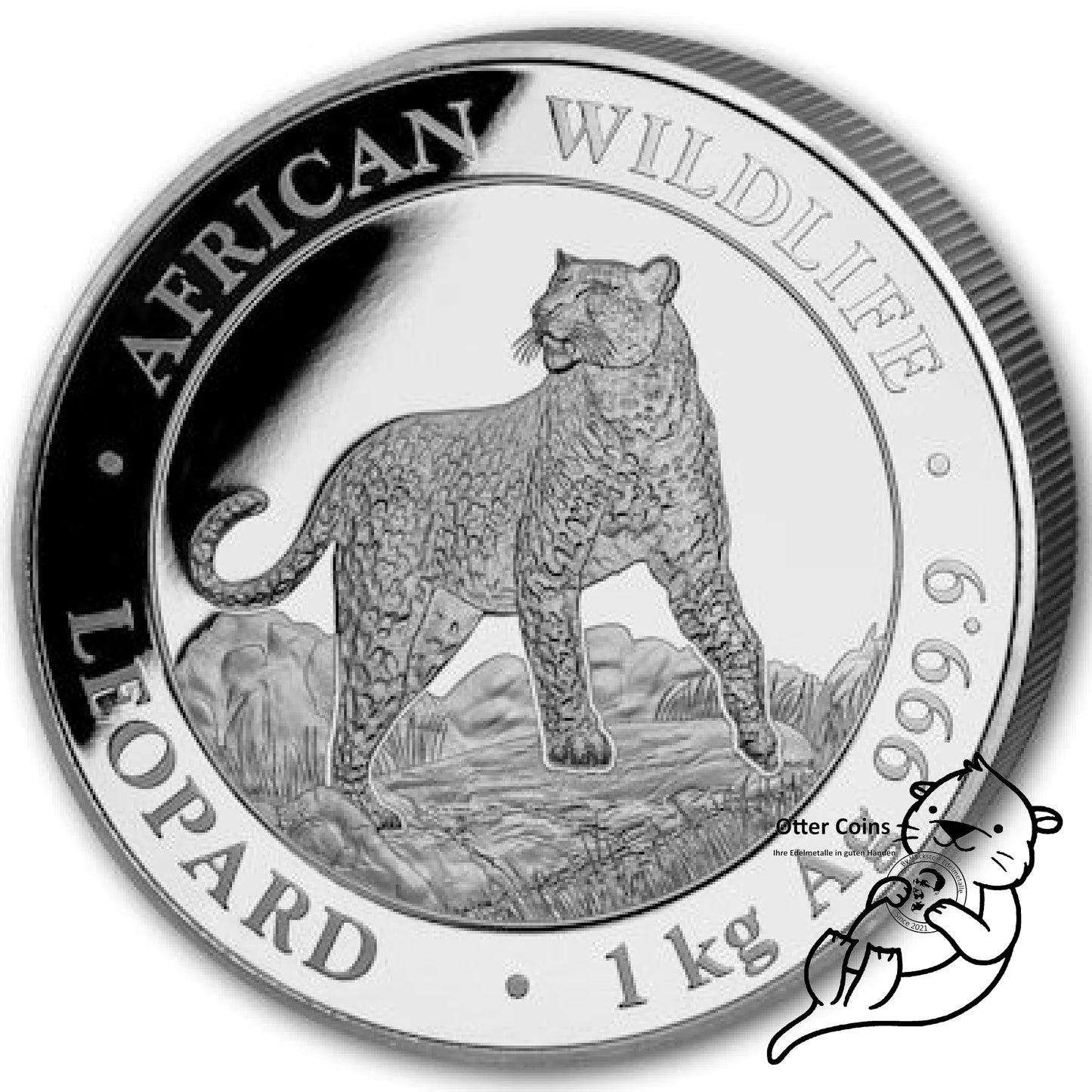 Somalia Leopard 1 kg Silbermünze 2022*