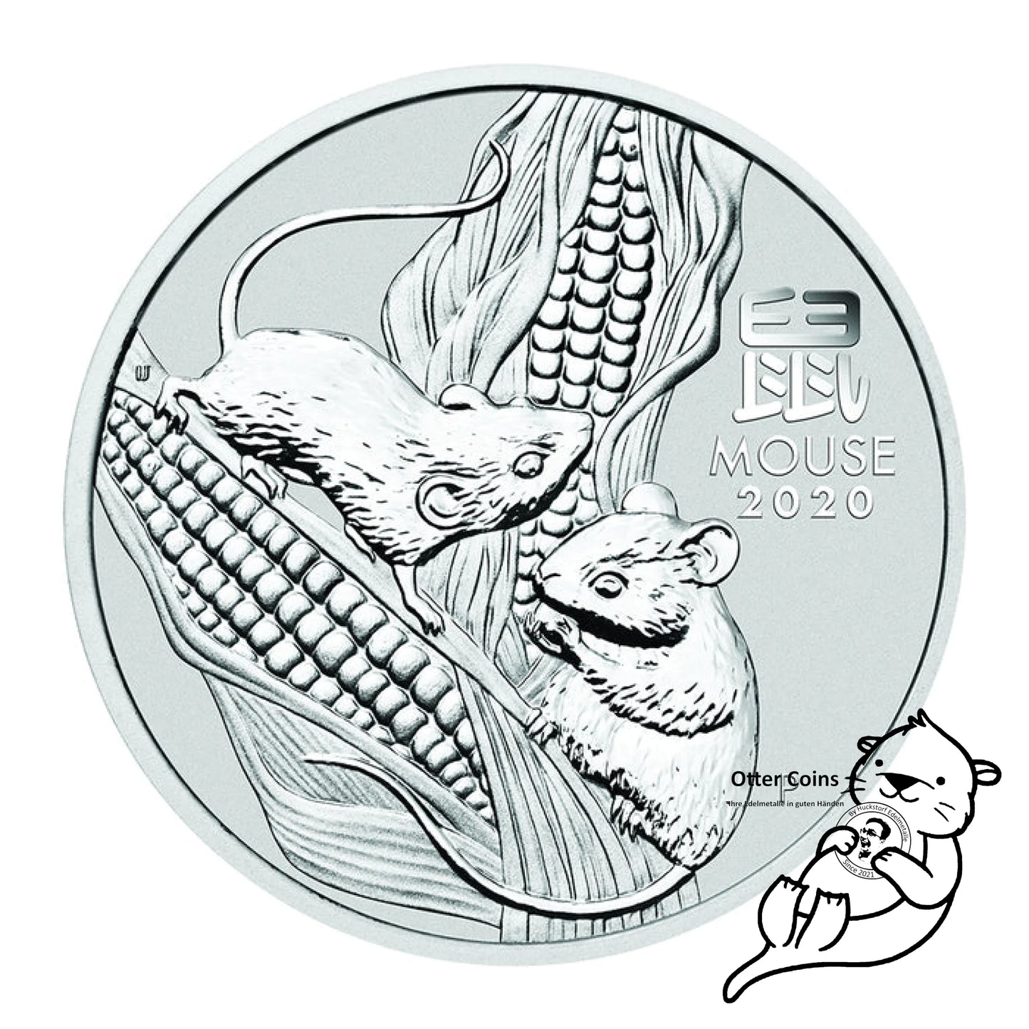 Lunar III Maus 1 kg Silber* - Silber
