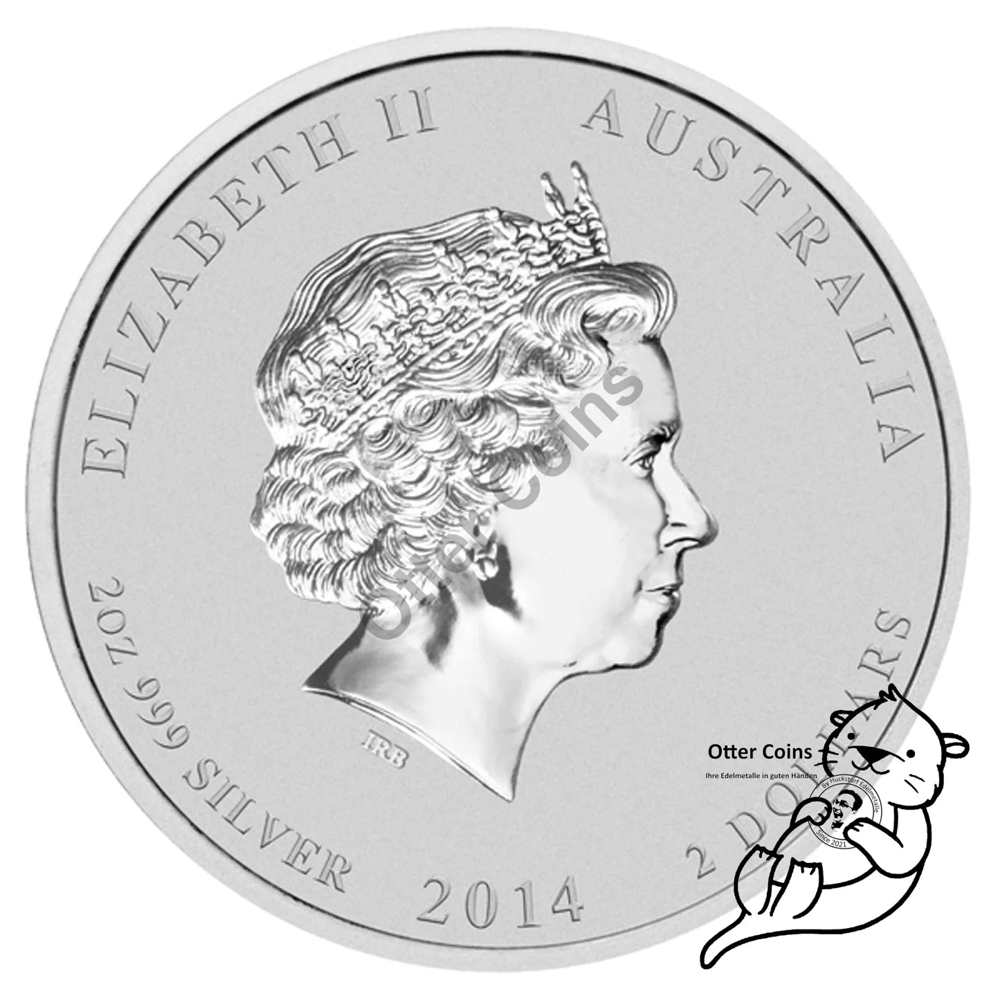 Lunar Pferd 2014 2oz Silbermünze*