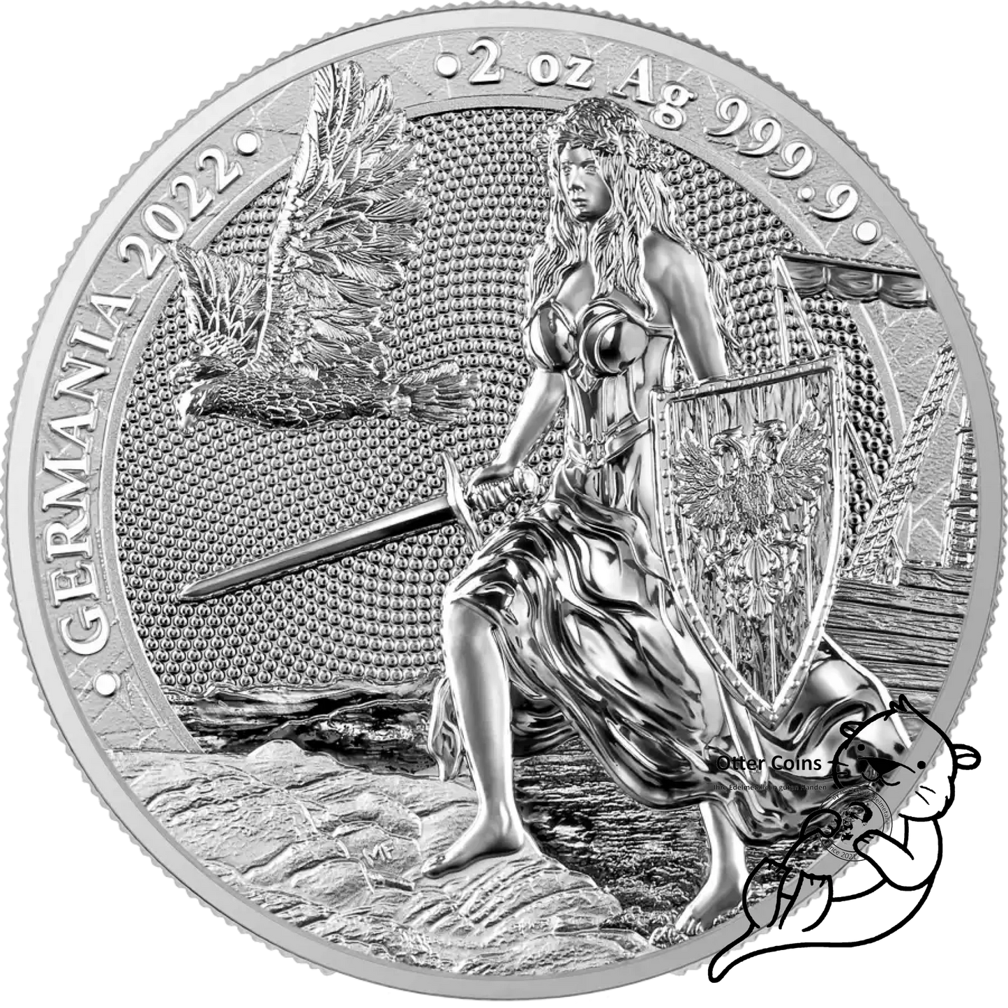 Germania 2022 2oz Silbermünze
