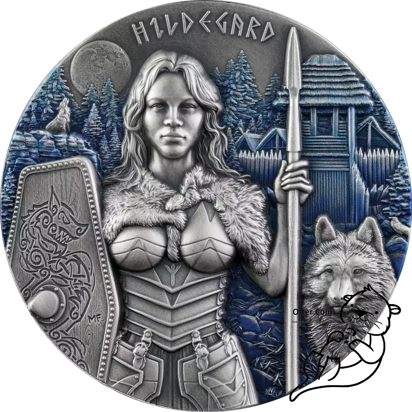 Hildegard 2022 2oz Silbermünze