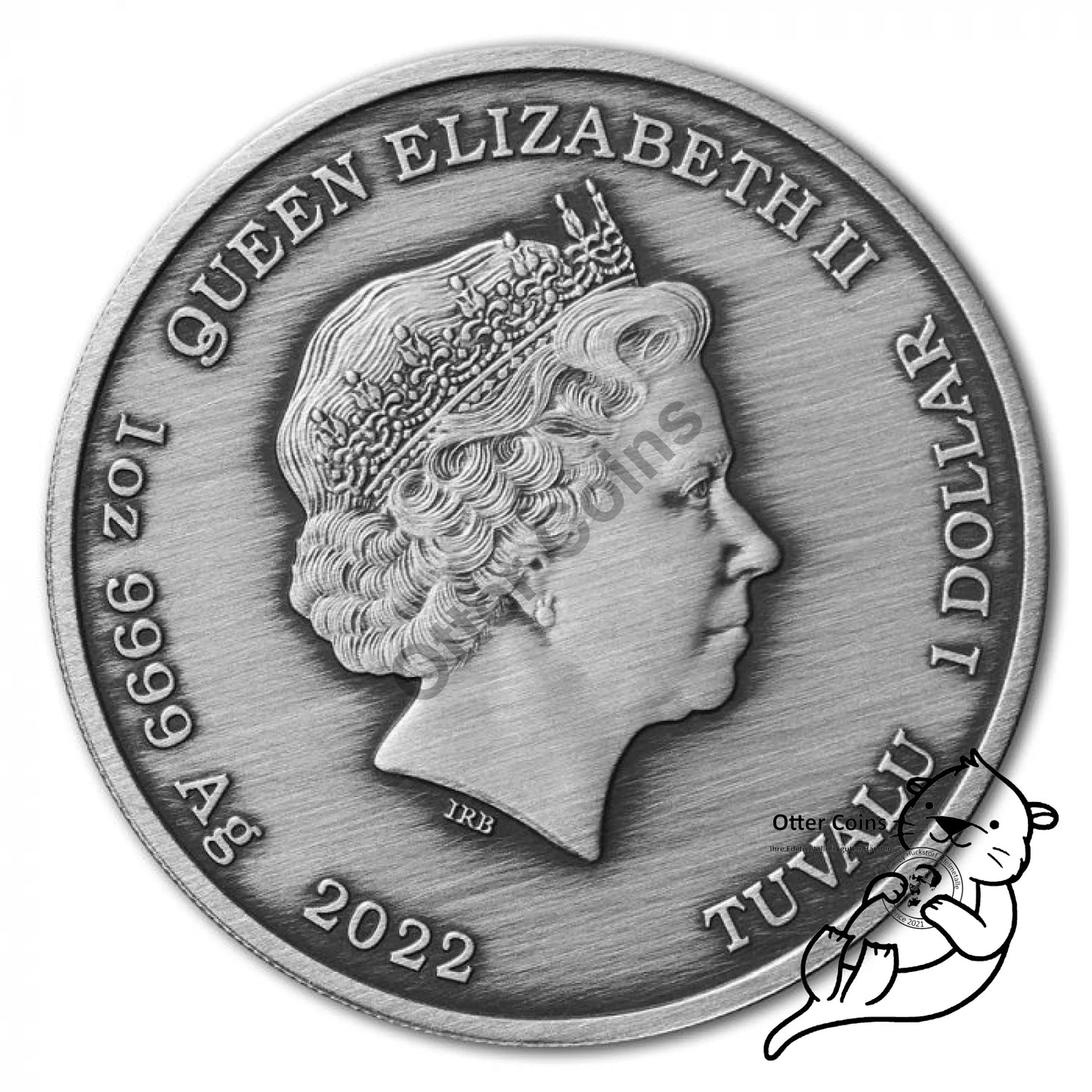 Gods of Olympus Aphrodite Antik Silbermünze 1 oz 2022