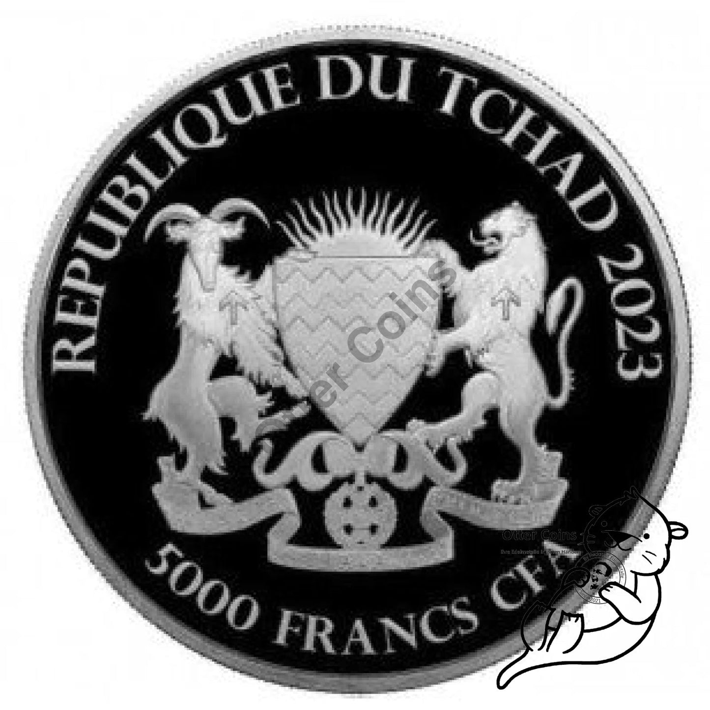 Bull and Bear 1oz Silbermünze 2023 Tchad*