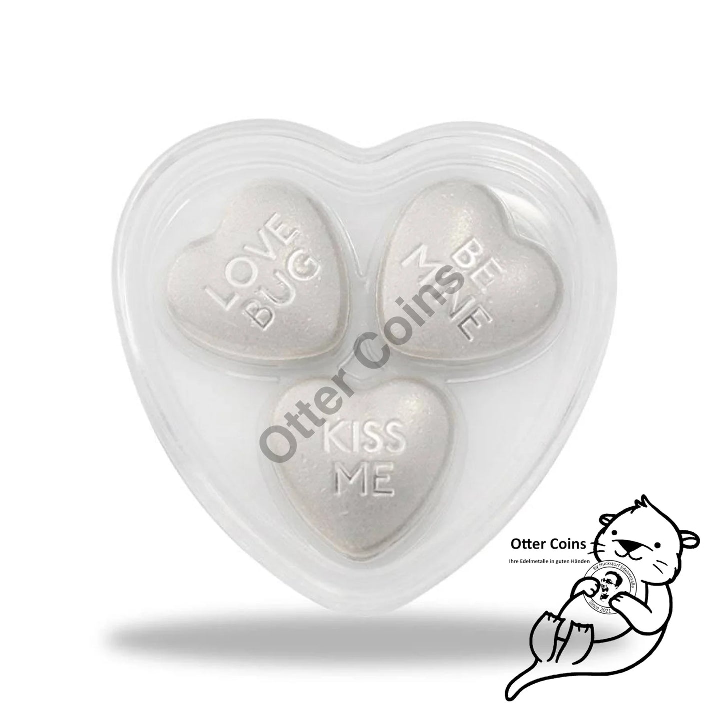 30 gram Sweethearts Candy PAMP Suisse 3 - Heart Set