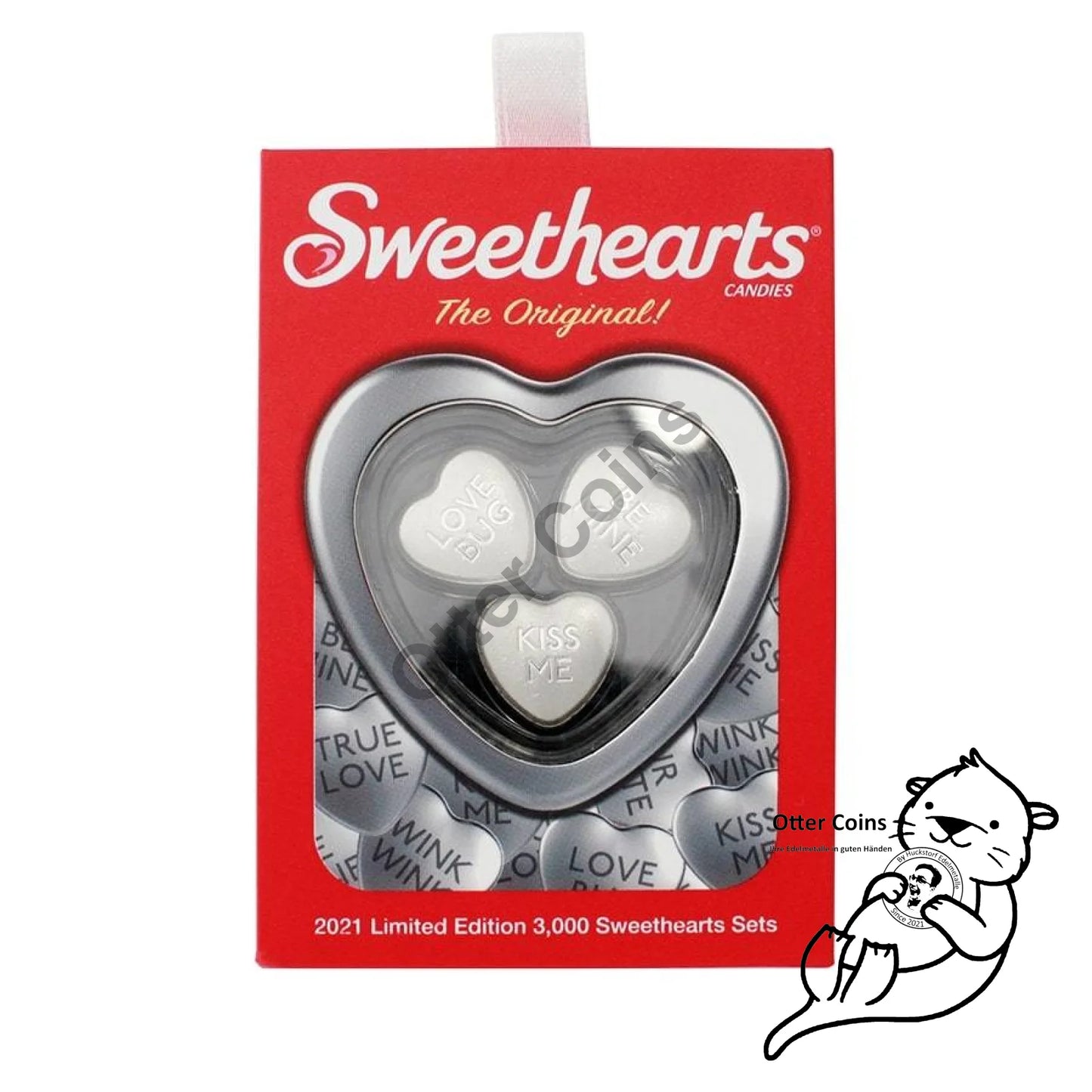30 gram Sweethearts Candy PAMP Suisse 3 - Heart Set
