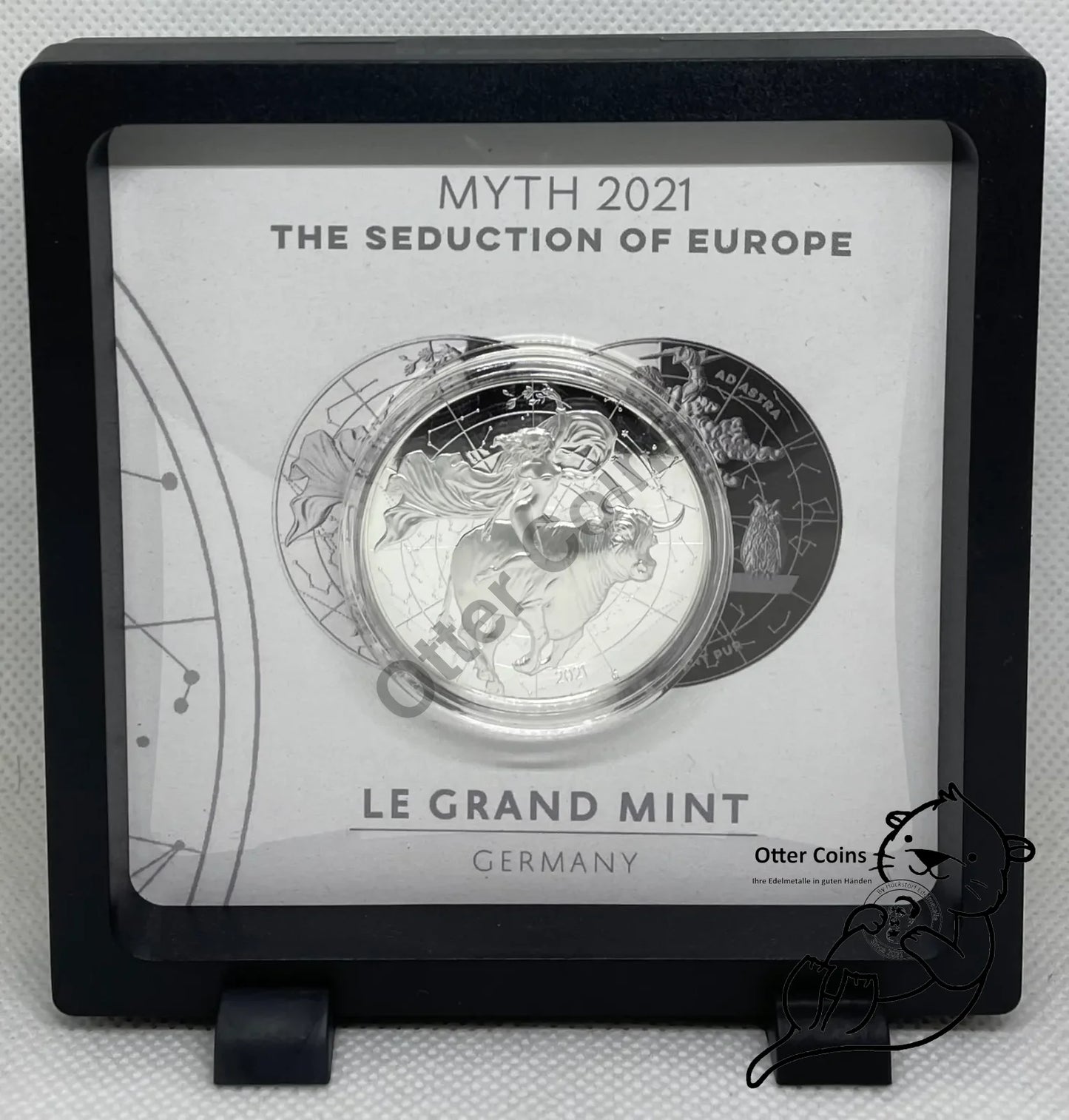 MYTHOS 2021 DIE VERFÜHRUNG EUROPAS 1 OZ Silbermünze High