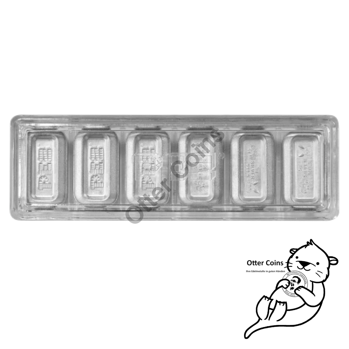 6x5g Silberbarren PEZ Spring Bunny 2023 Silberbarren