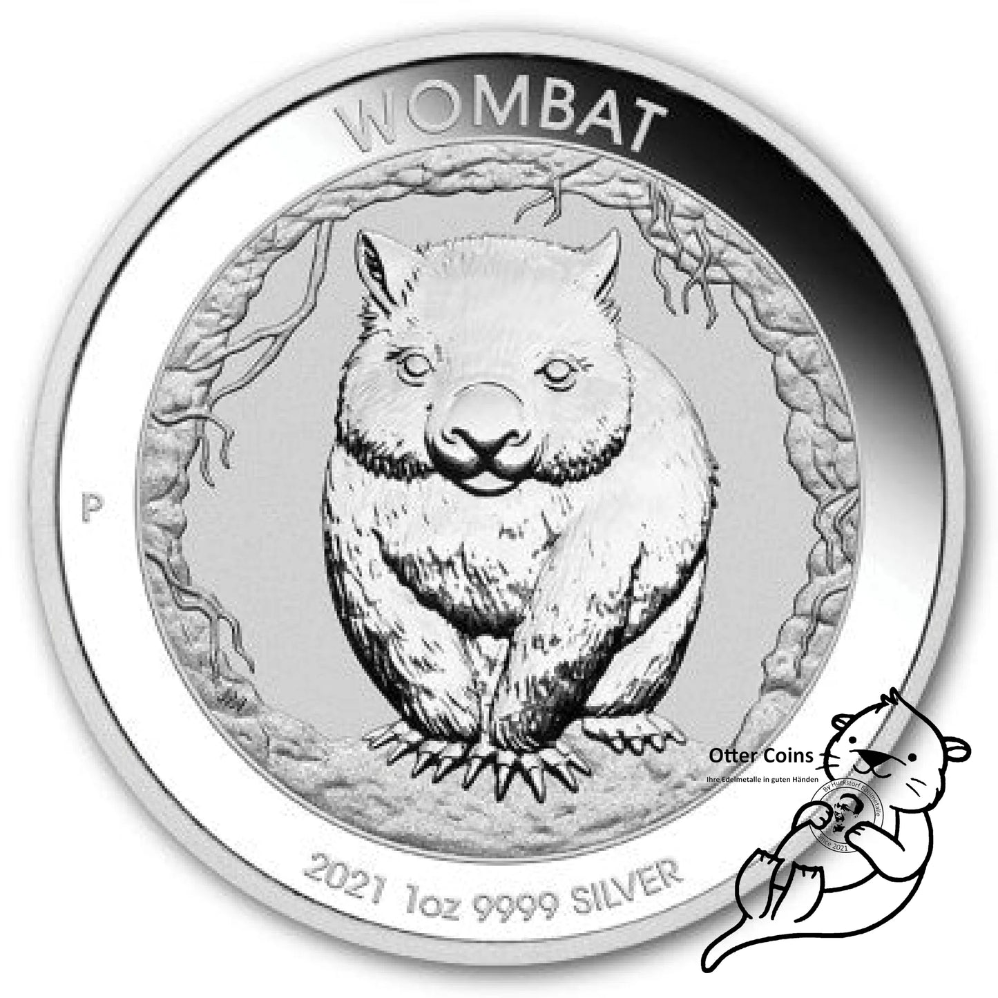 Wombat 1 Oz Silbermünze 2021*
