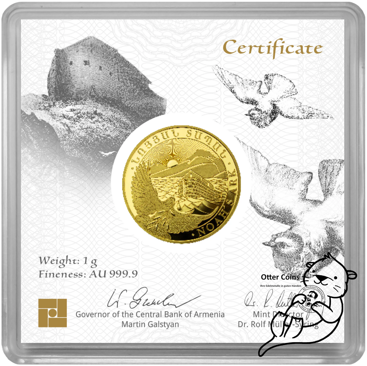 Arche Noah 1gr Gold 2022**
