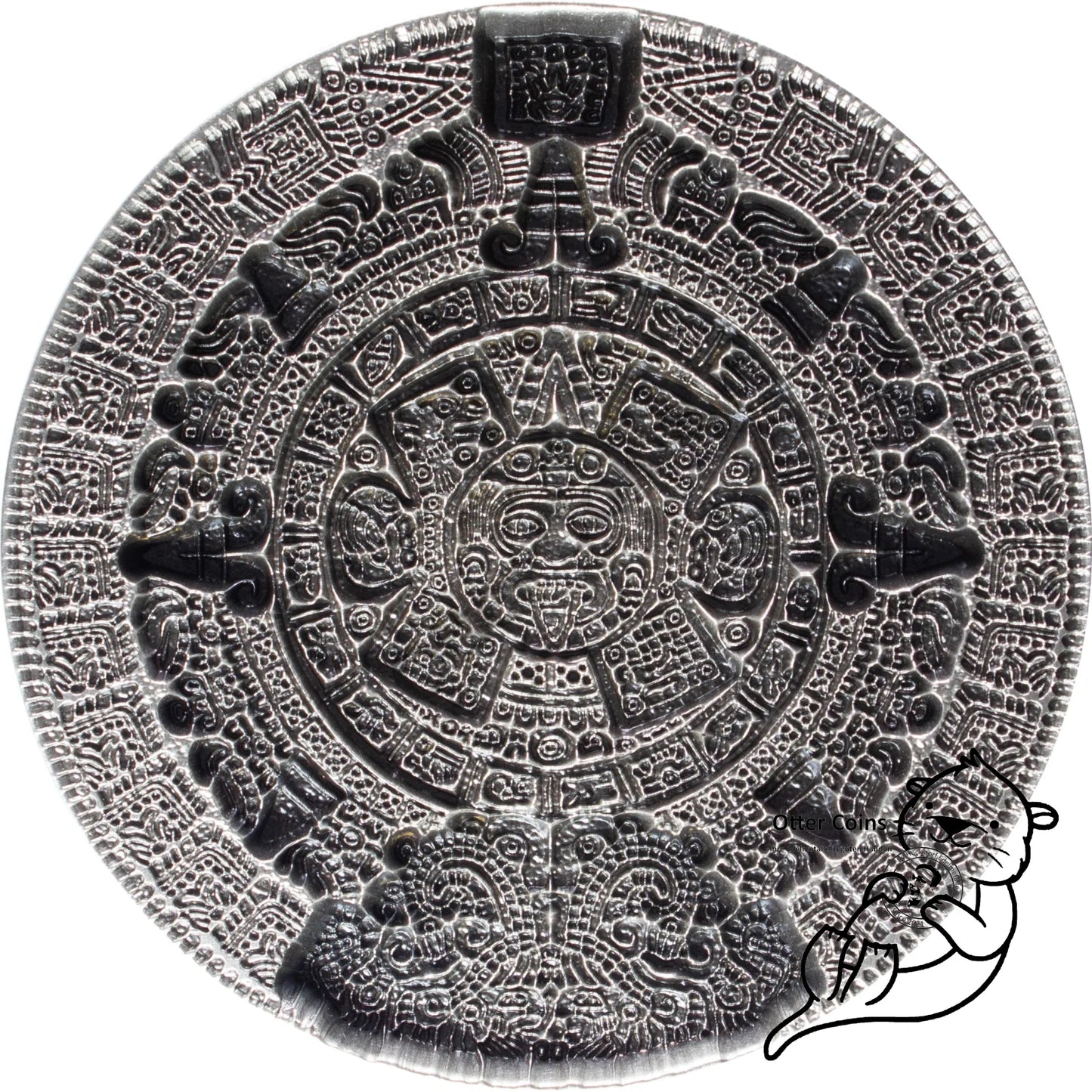 Korea Aztec Stacker 2 Oz inkl. Kapsel Silberbarren