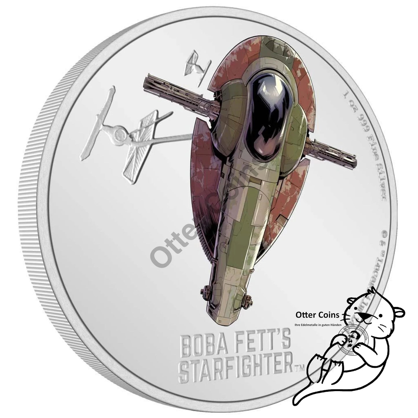 Niue Island Star Wars Boba Fett’s Starfighter 1 Oz