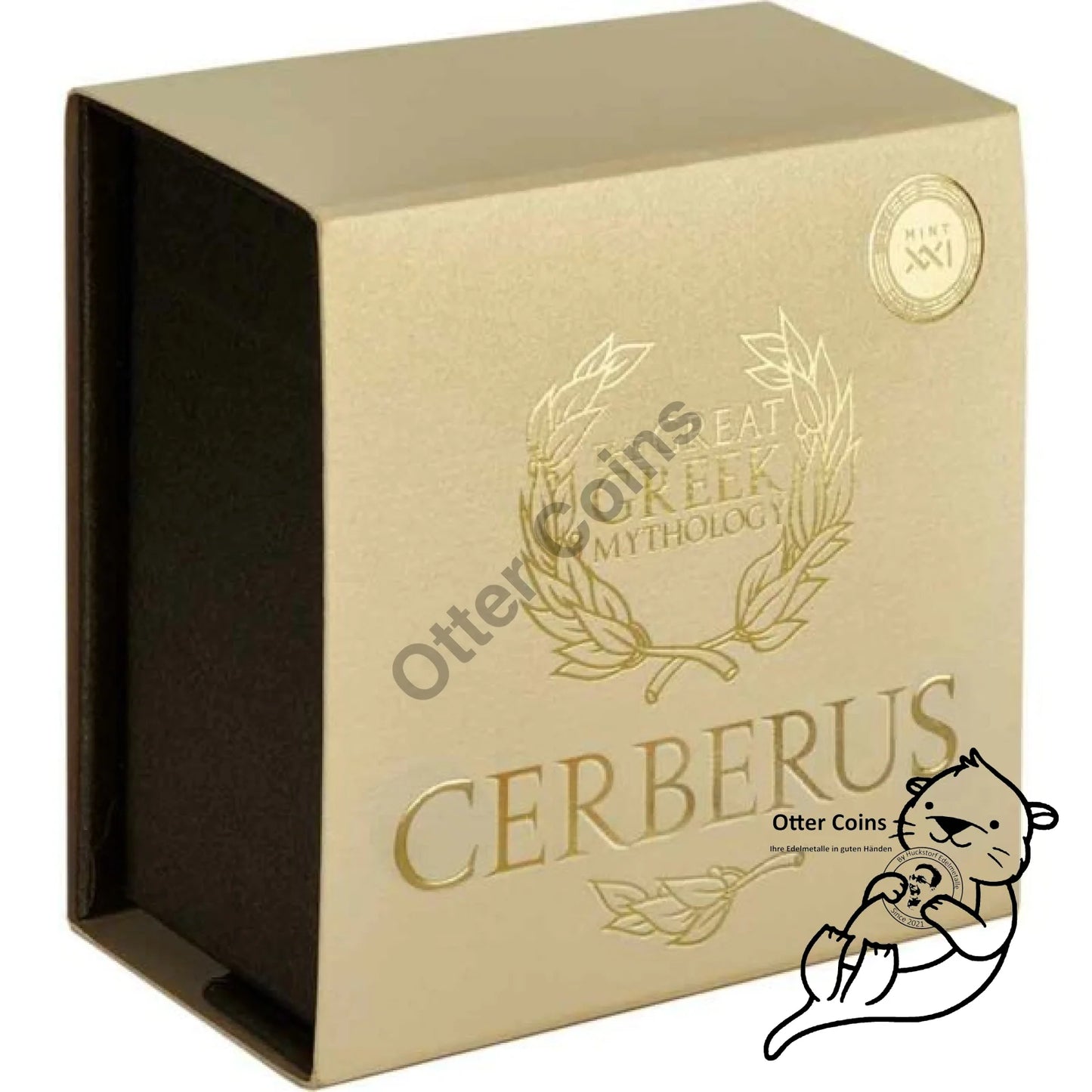 2023 Cameroon 1oz Cerberus 24K Gilded High Relief