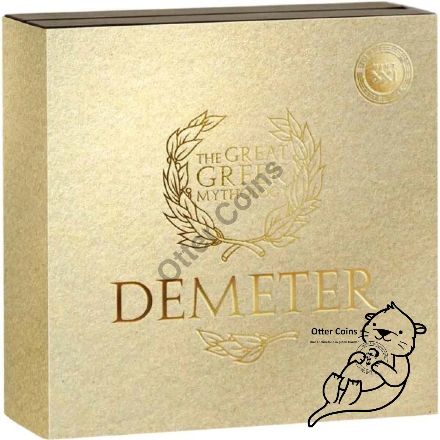 2023 Cameroon 2oz Demeter 24K Gilded High Relief