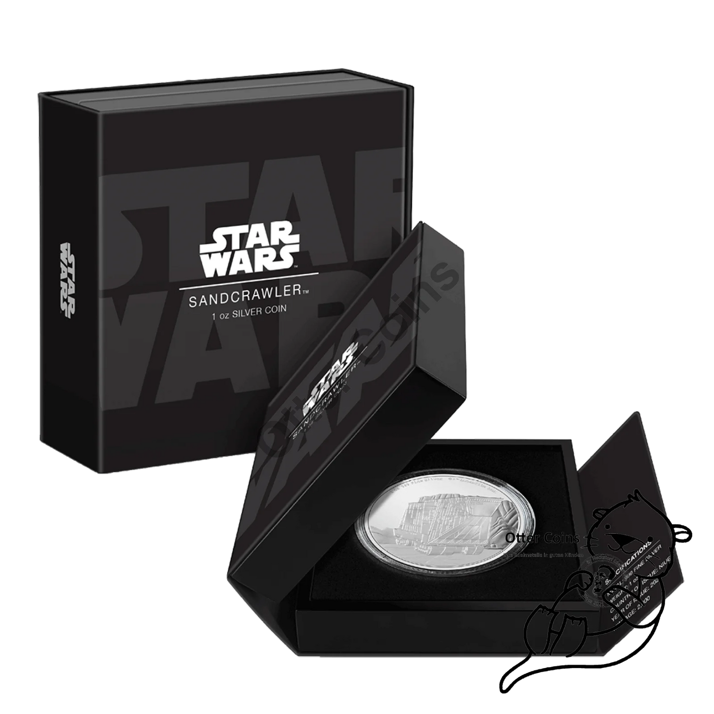 STAR WARS Sandcrawler 1 Oz Silbermünze 2022*