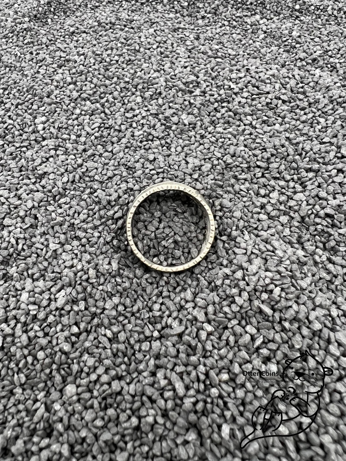 Silberring aus einer 5 DM Münze*