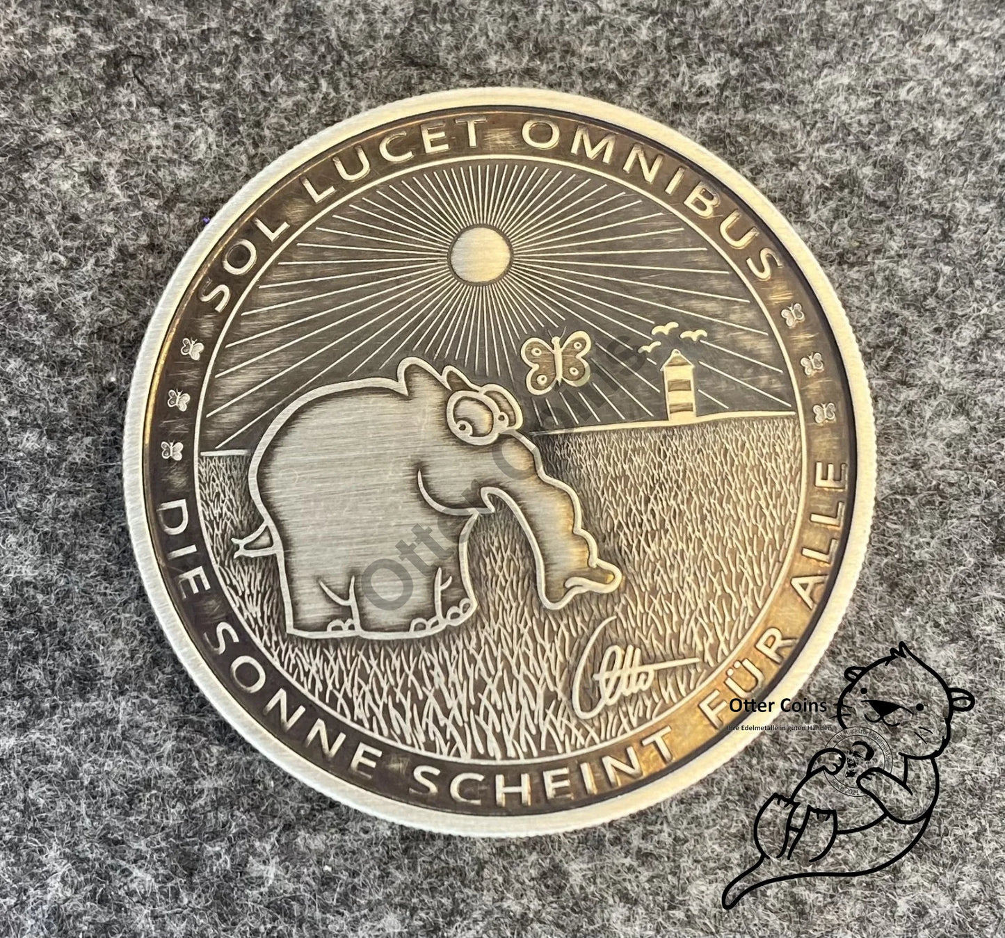 Ottifant ``Sunnyfant´´ 2021 Silber Antik*