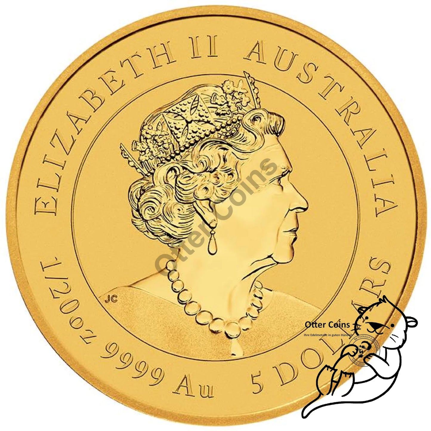 1/20 oz Goldmünze Australien Lunar III Hase 2023**
