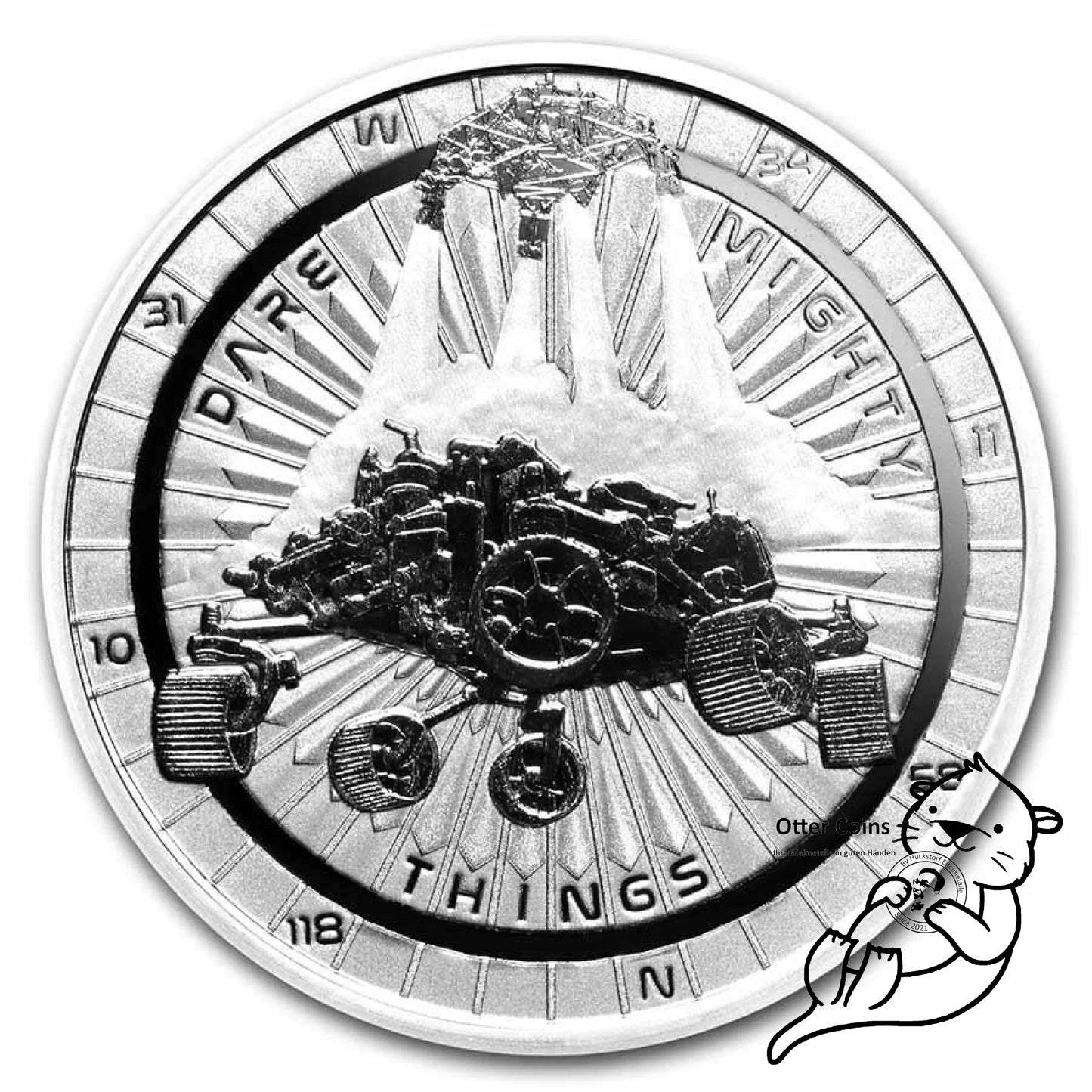 Perseverance Mars Rover 1 Oz Silbermünze 2021*