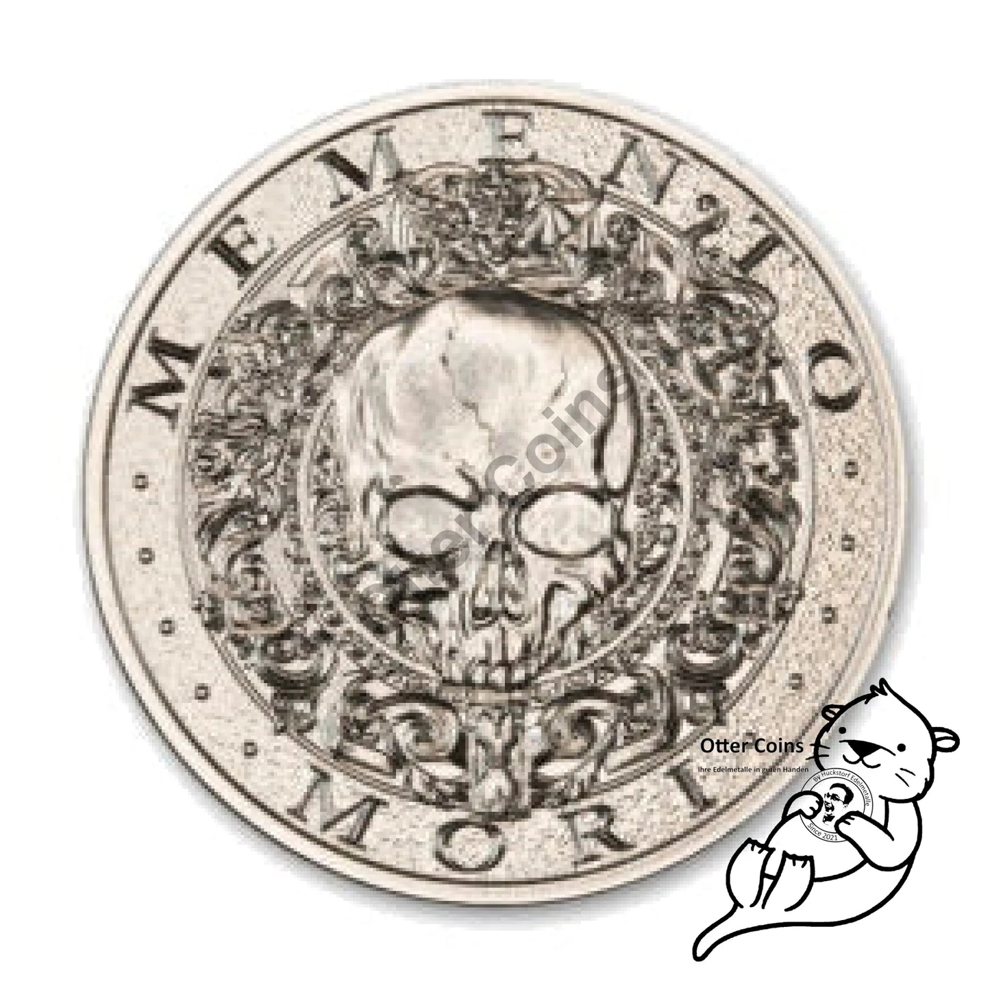 Memento Mori 2oz Silbermünze 2022 50mm
