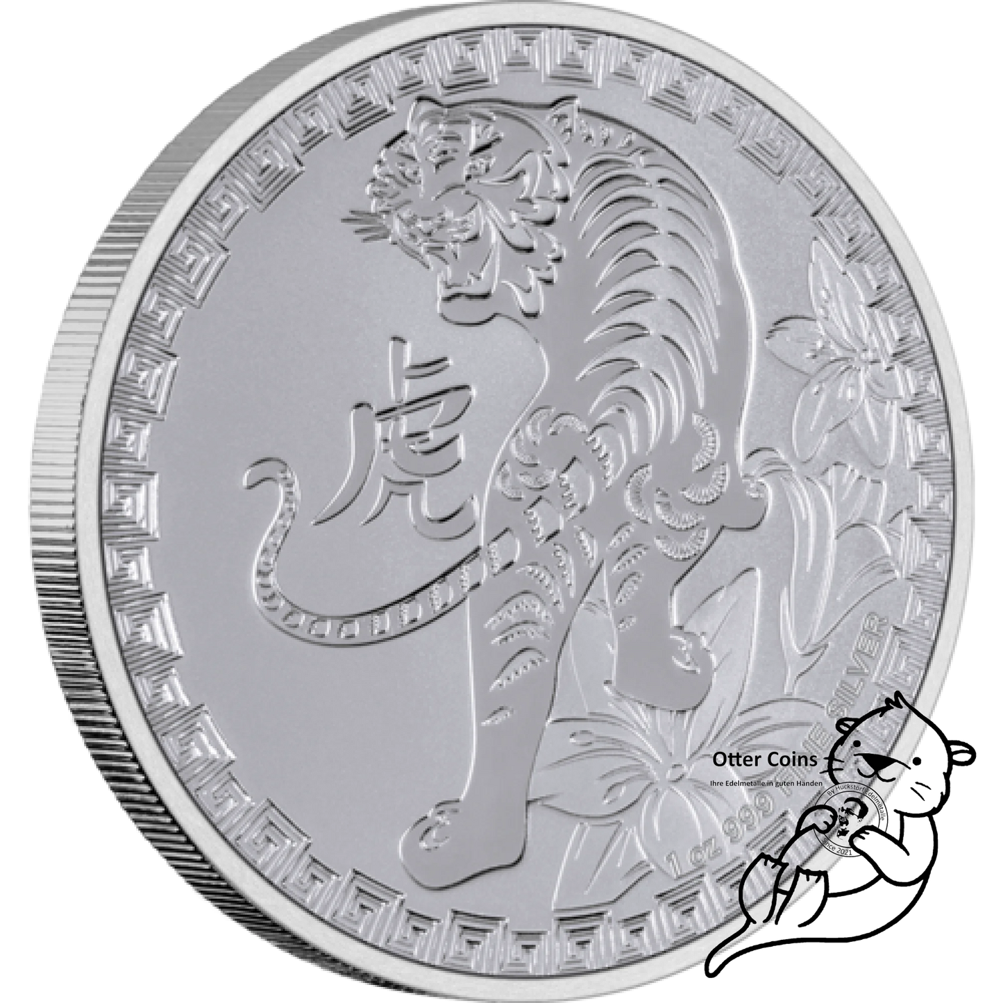 Niue Lunar Year of the Tiger 1 Oz Silbermünze 2022*