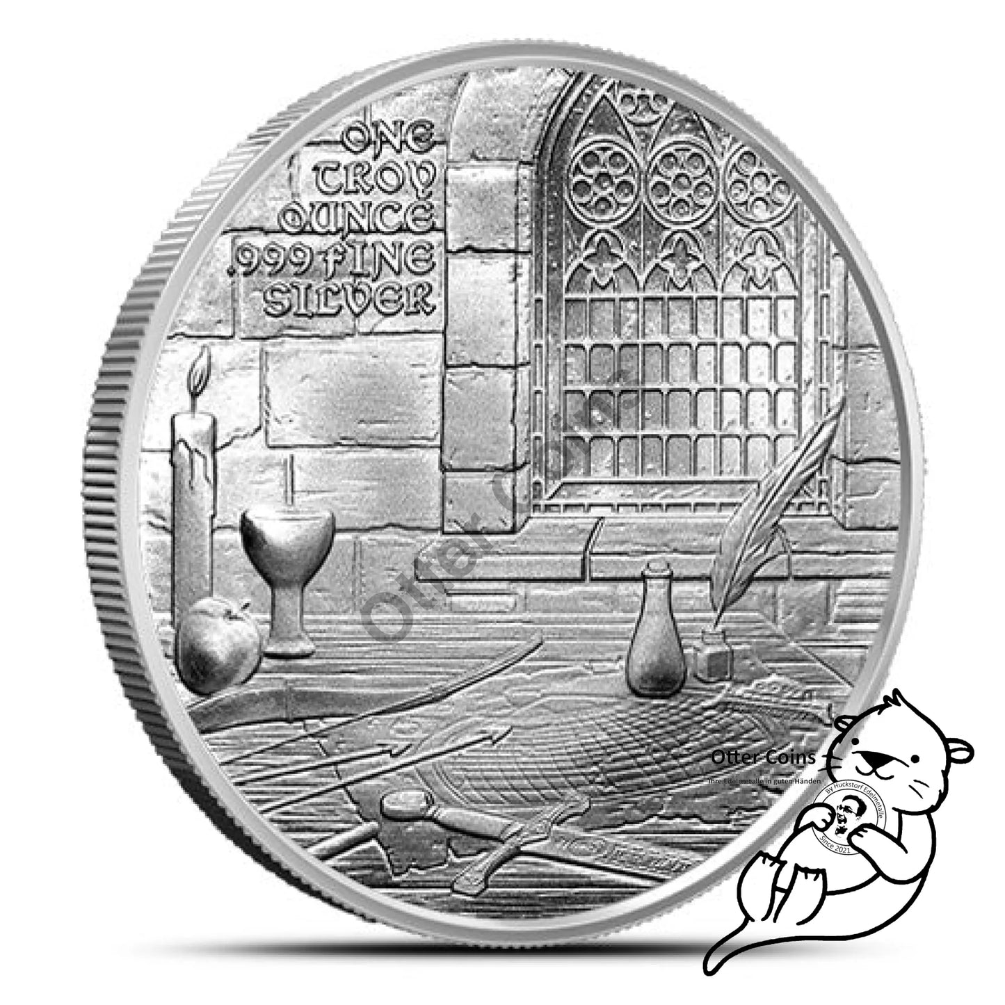 Silbermünze Silver Towne ``Medieval Legends William Tell
