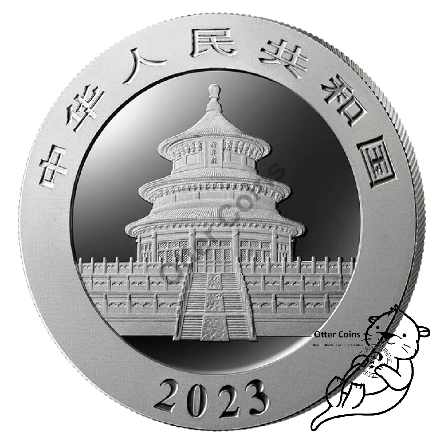 China Panda 30 Gramm Silbermünze 2023