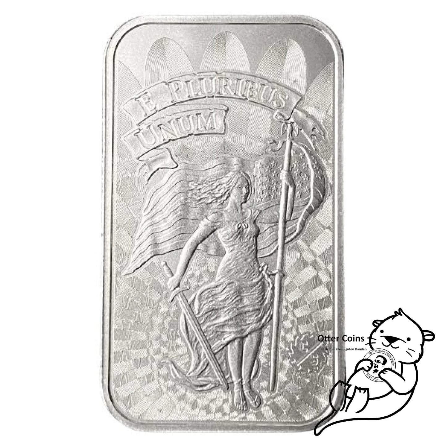 ``Unity Design´´ Cut Saw Mint 1oz Silberbarren