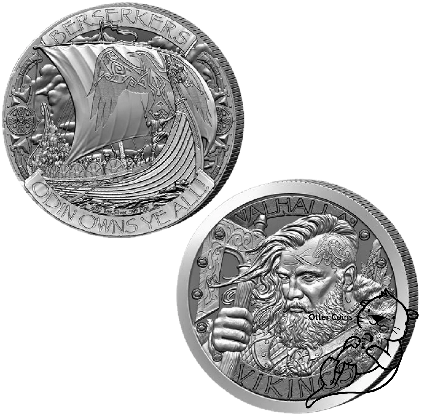 Berserkers / Vikings 1oz Silbermünze